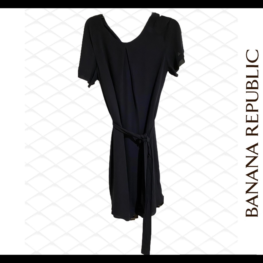 Banana Republic Deep Navy Blue Dress size medium
